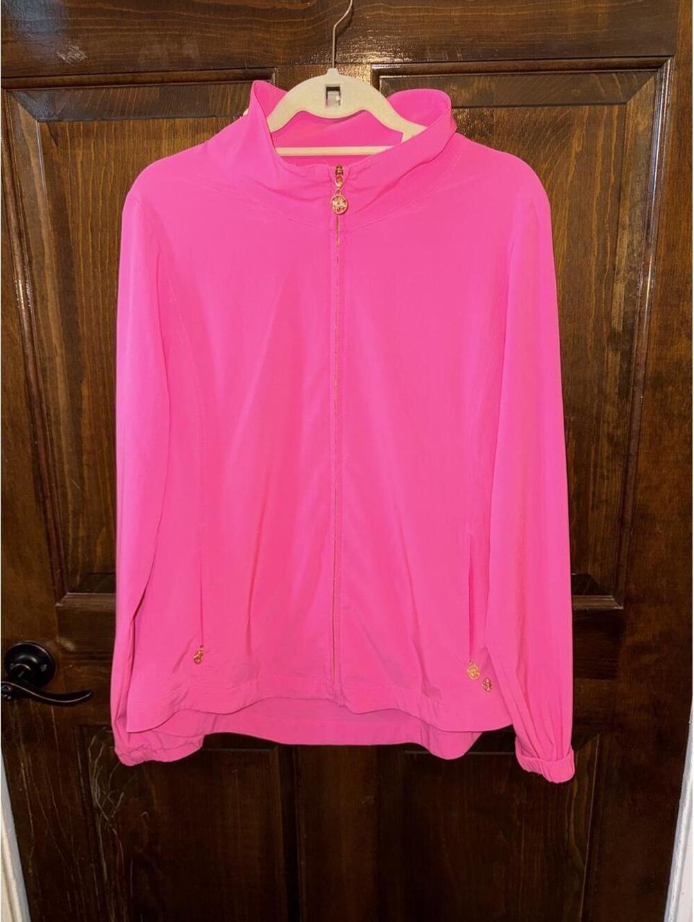 Lilly Pulitzer luxletic pink zip up